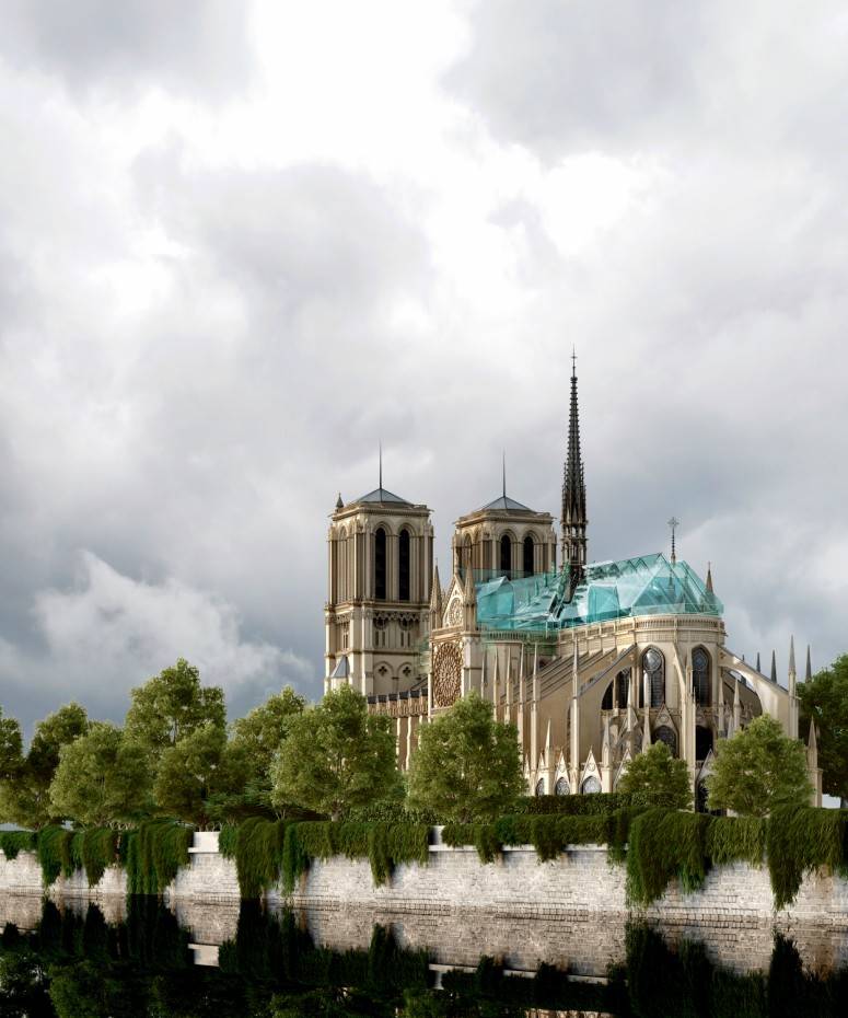 Notre Dame París CRISTAL Y CHAPITEL